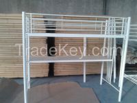 High bed with MDF shelf / Europe metal bed/Fashion single bed
