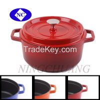 wholesale cookware cast iron enamel casserole pot