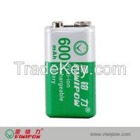 AAA 9V 600mAh Ni-MH Battery Rechargeable Battery for Electronic Toys (VIP-9V-600)