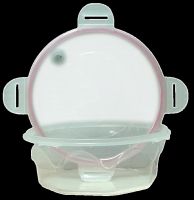 food container with valve