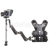 Carbon Fiber Steadycam Stabilizer Double Handle Arm Vest Camera Stabilizer for DSLR DV