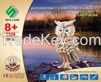 3D Wooden puzzle, wooden toys Night Owl