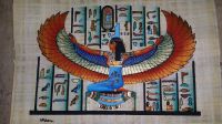 Ancienet Egyptian Handmade Painted Papyrus