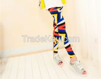 WOMENS FASHION PATTERNED PRINTED LEGGINGS LEGGINS TIGHTS PANTYHOSE HIGH WAISTED PANTS STRETCHY FOOTLESS COLOUR RED BLUE YELLOW WHITE