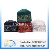 Wool felt islamic prayer caps muslim cap women