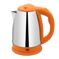 Colorful plastic 360 degree rotational cordless stainless steel electric kettle