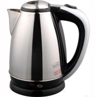 Hot sell chromed silver handle 1.8L 360 degree rotational cordless stainless steel electric kettle