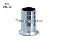 Sanitary stainless steel quick-install leather pipe joint
