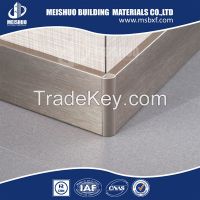 Aluminum skirting board for wall corner decoration