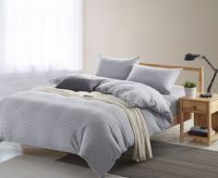 High quality stripe full brief 100% cotton knitted cotton bedding set muji tianzhu cotton