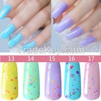 2015 hot sale private label free sample cheap gel nail polish /ice cream gel nail