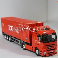 1:50 scale toy diecast container alloy scale model truck for sale