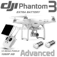 DJI Phantom 3 Advanced w/ 1080p Camera & Lightbridge Deluxe RTF Pro Package