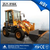 Wheel loader with Euro 3 engine rated load 1.2 ton