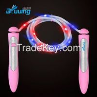 New arrival promotional gifts adjustable color change speed jump rope
