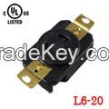 LK-2322F NEMA L6-20R Locking Receptacle