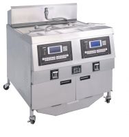 Commercial Electric open fryer with double tanks (LCD control panel )