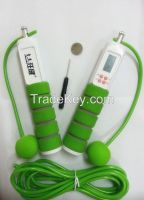 2015 Newly fitness equipment timer skipping rope lead weight Jump Rope