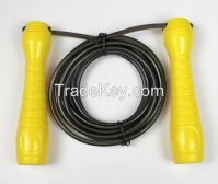 Professional Adjustable Steel Wire Green Skipping Jump Rope