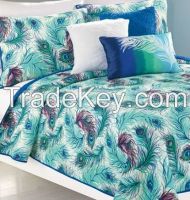 Decorative Handmade Duvet Bedspread Embroidered Designer India Bedding Set