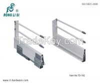 Shantou one Bar soft close metal box drawer slide for kitchen cabinet