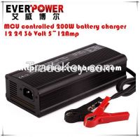 Everpower smart 200watt 36V car battery charger with Aluminum case design --Model: EPA200-36