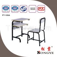 Fixed Single Student Desk&Chair