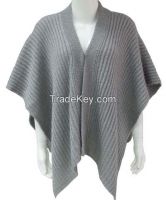 Computer knitted Poncho