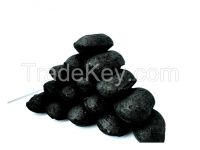 Briquetted charcoal