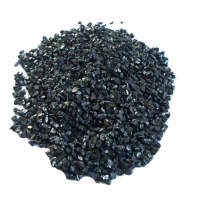 Electrically calcined anthracite coal carbon raiser for steel-making