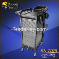 T105 Professional personal assistant metal hair salon trolley
