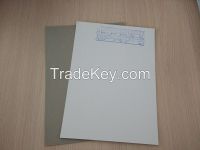 coated duplex board grey/white back 230-500gsm