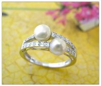 Silver Ring with Pearl