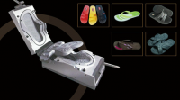 EVA one two color single double colors shoe slipper outsole molds PVC PCU airblowing molds jinjiang fujian china 86-13489382999