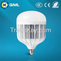 led bulb 20w 30w 40w 50w 60w plastic plus aluminum for warehouse using