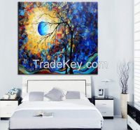 Sea Oil Painting Abstract Painting Sunset Oil Painting