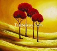 Sea Oil Painting Abstract Painting Sunset Oil Painting