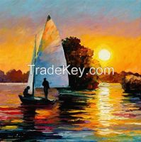 Art Painting On Canvas For Sale Art Wall Decoration Stickers Sea Scene