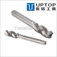 HSS thread tap with straight fluted and sprial fluted