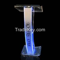 Guihe high quality acrylic podium, 2015 new organic glass lectern