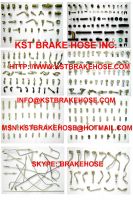 DOT brake hose end fitting