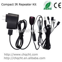 IR remote control repeater/IR Extender with 1 Receiver & 4 Emitter