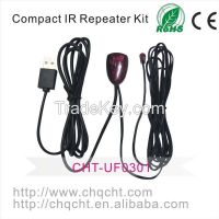 IR remote control repeater/IR Extender with 1 Receiver & 1 Emitter