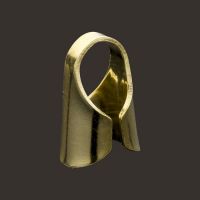 Gold, Silver or Bronze End Caps - Wholesale/ Manufacturer Italian Jewelry Findings