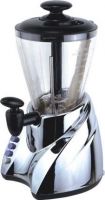 Chrome Blender with handle rotation, tap pour function