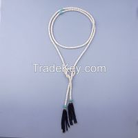2015 new arrival tagua nut beaded necklace