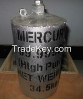 Silver Liquid Mercury and Red Liquid Mercury