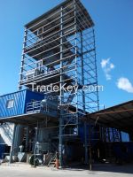 two section coal gasifier/double stage coal gasifier