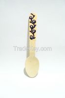 Decorative disposable spoon
