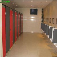 Toilet cubicle hpl compact board red color waterproof